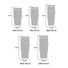 TYESO 1050ml (35 Oz) Vacuum Insulated Water Bottle With Handle, Stainless Steel Coffee Mug With Leak-Proof Lid And Straw. 100% Leak-Proof, Keeps Drinks Hot/Cold For 24 Hours Or Hot For 10 Hours. Suitable For Water, Iced Tea, Coffee, Smoothies And Other Beverages. Available In Various Colors. The Perfect Choice For Festive Or Birthday Gifts. - Xám - Xem 7