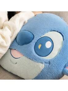 Miniso Stitch Plush Toy Accompany Child To Sleep 16 Inch Soft Pillow Stuffed Plush Doll Ideal Birthday Gifts - Baby Blue - View 2