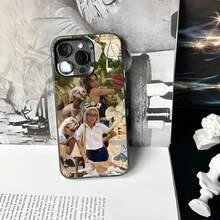 Funda de teléfono EmmaS ChamberlainS color plata mate para 17 16 15 14 13 12 11 Pro Max Plus cubierta dura a prueba de golpes - z7 - Ver 5