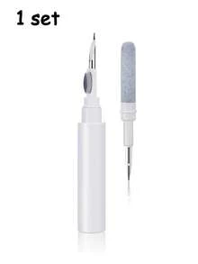 3-In-1 Wireless Earphone Cleaning Kit Includes A Multi-Functional Cleaning Pen, A Soft-Bristled Brush, And A Flocked Sponge To Remove Dust And Stubborn Stains. Suitable For Cleaning Bluetooth Earphone Cases, Mobile Phones, Cameras, And Other Devices, This Compact And Portable Tool Easily Fits In A Pocket Or Bag For Convenient Travel Or Everyday Use. - Multicolor - View 13