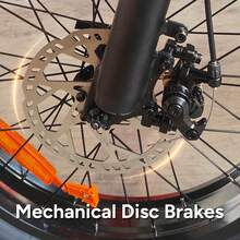 Electric Bike For Adults, 750W Motor 50KMH, 48V 16Ah Battery, 20" Fat Tire Full Suspension Mountain Bicycle, 7 Speed Ebikes - màu đen - Xem 6