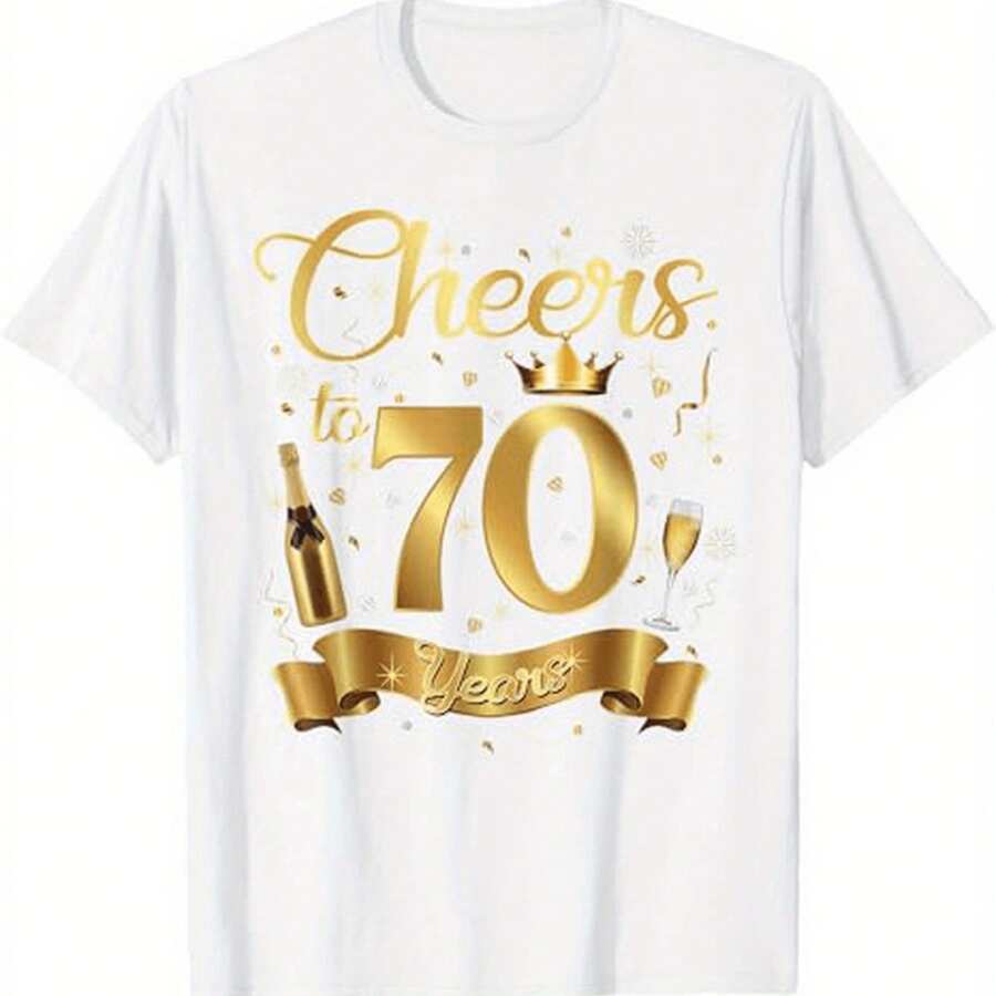 ¡Feliz cumpleaños número 70, reina! Camiseta 100% algodón, regalos para familiares y amigos, talla XXXL, blanca.jpg220g WoM-en's 100% Cotton T-Shirt - Feminine and Comfortable FiT-Suitable for all people, whether woM-en or M-enhigh-quality durable fabric suitable for all seans,ft to the touch but built to lastBreathabletops woM.en fall outfiT.S for woM.en vaC.Ation outfiT.S woM.en halloween costume - Blanco - Ver 1