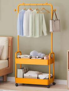 Multifunctional Portable Closet Organizer, Clothes Rack, Shoe Rack, Storage Rack, Suitable For Living Room, Entryway, Bedroom, Study, Office, Holiday Gift, Valentine's Day Gift, Children's Gift - Multicolor - View 2