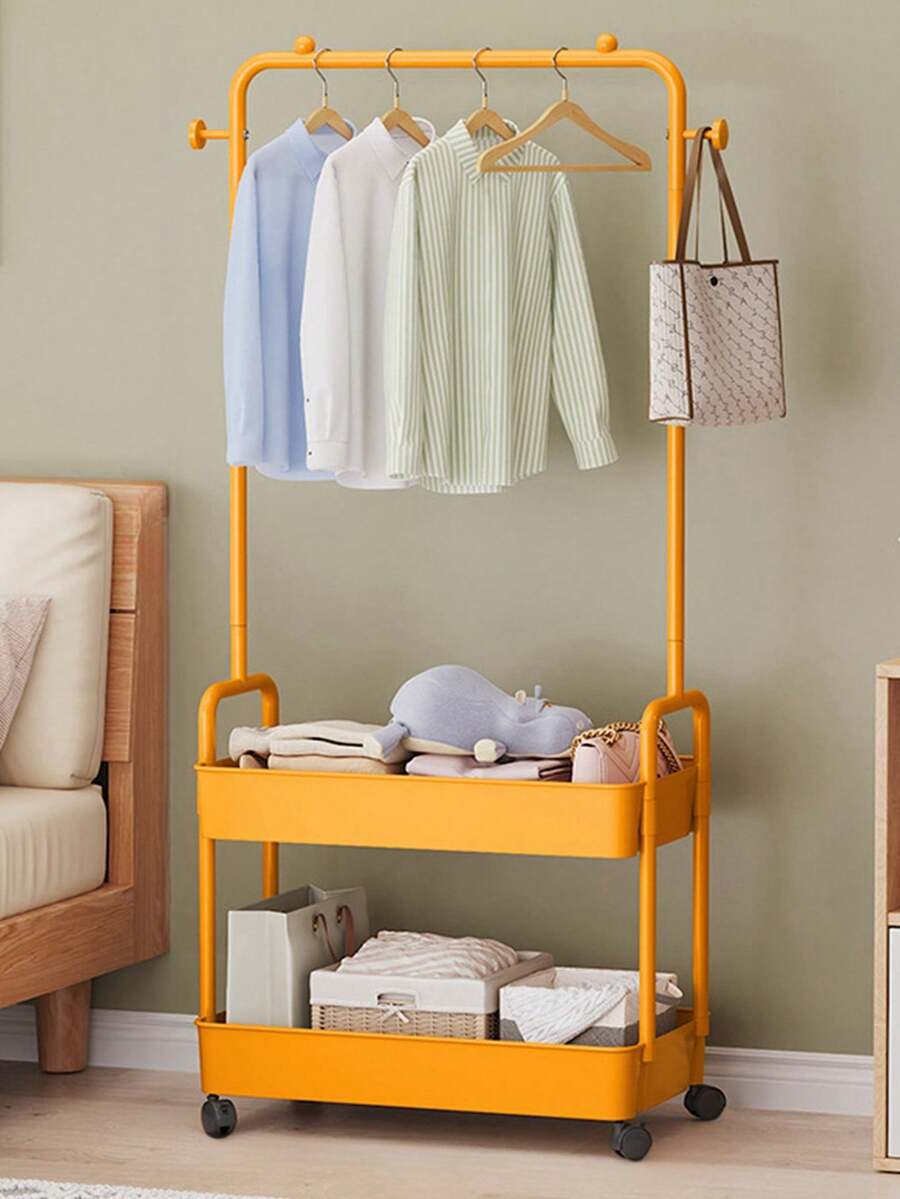 Multifunctional Portable Closet Organizer, Clothes Rack, Shoe Rack, Storage Rack, Suitable For Living Room, Entryway, Bedroom, Study, Office, Holiday Gift, Valentine's Day Gift, Children's Gift