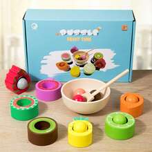 Fruit Color Sorting Toy Set, Educational Toy, Suitable For Children To Distinguish Fruit Colors. New Year Gift, Birthday Gift. - Multicolor - View 7