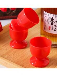 4/8/12pcs Egg Cup Set, Soft Boiled Egg Holder For Breakfast And Lunch, Halloween, Christmas And Easter Gifts, Egg Cups, Egg Trays, Egg Racks, Practical Egg Holders, Tableware - Multicolor - View 6