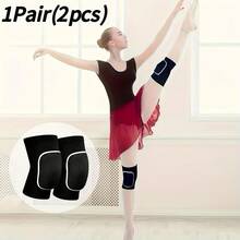 1 Cặp (2 Miếng) - Miếng đệm đầu gối bằng mút xốp dày, Miếng đệm đầu gối thoải mái cho nam và nữ, Miếng đệm đầu gối có độ đàn hồi cao, Thích hợp cho tư thế quỳ, Thể thao, Yoga, Bóng chuyền, Khiêu vũ, Yoga bóng chuyền, Miếng đệm đầu gối bóng đá cho cả nam và nữ - màu đen - Xem 9