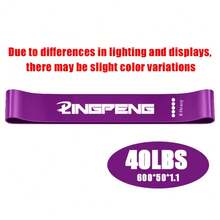 便携式健身训练器材 橡胶阻力带 瑜伽健身房弹力带 力量训练 普拉提 CrossFit 女性举重运动 - 彩色 - 查看 10
