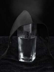 2/5/10/20pcs Knitted Dust-Proof, Waterproof, Breathable Masks, Ice Silk Mask, Black Mask, Waterproof, Dustproof - Black - View 7