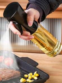 1个橄榄油喷雾瓶,PET材质,适用于盛装各种液体。非常适合户外烧烤、烤肉、低脂食品、沙拉、烹饪、空气炸锅和露营。这是一款轻便的家用烧烤喷雾器、分配器和可重复灌装喷雾瓶。作为厨房用具和烹饪配件,它是节日送礼的完美之选(颜色和款式随机)。 - 彩色 - 查看 4