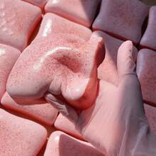 1pcsSticky Bread Squishy Toys, Super Soft Strawberry Toast Slow Rising Squishy, Realistic Toast-Shaped Squeeze Toy, Big Food Squishies For Adults Stress Relief - Multicolor - View 10