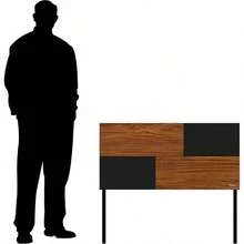 Cabecera Individual - Granada, Diseo Moderno y Verstil, para Crear Cabecera King Size - Color Gris/Negro - Tzalam / Negro - Ver 8