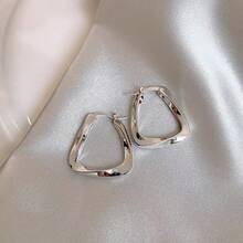 几何耳环，优雅精致的成熟女性耳环，简约奢华设计，日常佩戴 - 多色 - 查看 6