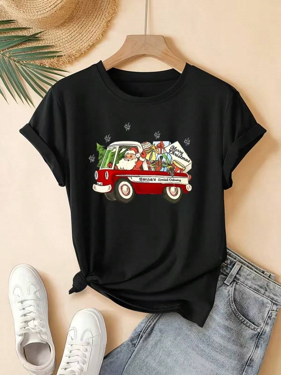 Women T-Shirts - 黑色 - 查看 1