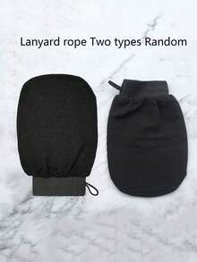 1只深层去角质手套，光滑亮泽 - 身体磨砂沐浴 - 清洁干燥死皮 - 温和有效的去角质手套，明显去除死皮 - 彩色 - 查看 6