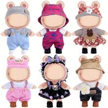 24件套布娃娃服装及配件套装，包含12套服装——3条连衣裙、3个头饰、3件上衣、3条裤子+12个耳机/眼镜/鞋子——适合5.91-6.69英寸的娃娃 | 圣诞礼物（不含娃娃）