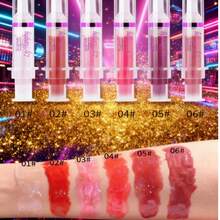 Syringe Lip Gloss - High Shine, Non-Sticky Formula For Plump, Glossy Lips. Precision Lip Gloss Set - Syringe-Style Applicator, Moisturizing And Glossy, Suitable For Everyday And Glamorous Looks. Shiny Plumping Lip Gloss, Syringe Design, Non-Sticky, Creates Full, Glossy Lips, Moisturizing Highlighter Formula Makes Lips Smooth And Plump, Long-Lasting Shine, Perfect For Casual And Evening Looks, Creating Alluring Lip Makeup. - Nhiều màu - Xem 6