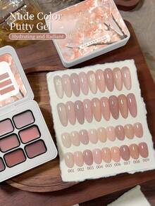 Jillradia 9-Colors New Popular Solid Gel Nail Gel Semi Permanent Nail Art Soaking UV LED Gel Christmas Manicure Gift Nail Salon DIY Manicure - 彩色 - 查看 3