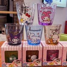 Sanrio 1个全新三丽鸥透明水杯，卡通布丁狗、美乐蒂、酷洛米、凯蒂猫加厚塑料啤酒杯（加厚版）