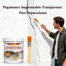 Pegamento Impermeabilizante Transparente Para Reparación De Fugas, Sin Necesidad De Romper Azulejos, Para Azulejos De Baño Y Cocina, Recubrimiento Impermeabilizante - Blanco - Ver 1