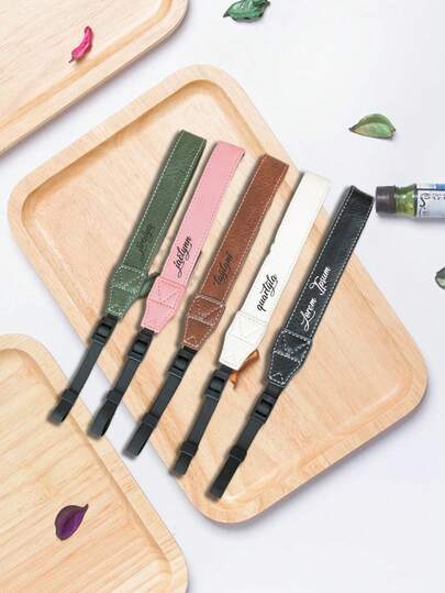 1PC Personalized Custom Leather Camera Strap, Camera Wrist Strap, Made Of Leather, With Laser-Engraved Text/Name, Suitable For Cameras And DSLR Cameras As A Versatile Shoulder Strap - Vintage Style, Durable, Easy To Clean. Camera Shoulder Strap, A Gift For Photography Enthusiasts, Photographers And Videographers, A Personal Gift, Christmas Gift, Digital Accessory, Perfect Gift, Valentine's Day Gift.