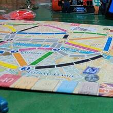 Trò chơi cờ bàn Tàu hỏa Châu Âu dành cho người lớn và gia đình | Độ tuổi 14+ | Dành cho 2 đến 5 người chơi | Thời gian chơi trung bình 30-60 phút | Bởi KUNLANG - Nhiều màu - Xem 4