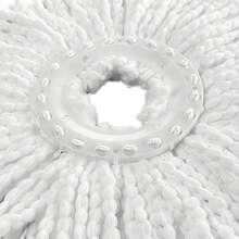 3 Pack Spin Mop Replacement Head For Hurrica, Mopnad, Cassabel And Other 360 Spin Mop Systems, Microfiber Spin Mop Refills (3pc-White) - trắng - Xem 3