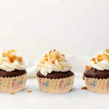 50 Pcs/Pack, Cartoon Eid Mubarak Star And Moon Cupcake Liners, Mubarak Dessert Table Decorations, Mubarak Party Supplies - Perfect For Celebrations/Parties/Ramadan, Arab Festivals, Islamic Festivals