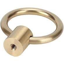 Walfront Tiradores de Anillo de Latón Vintage ( unidades) para Gabinete, Armario y Cajón con Tornillos, Manijas para Muebles(2) - Multicolor - Ver 6