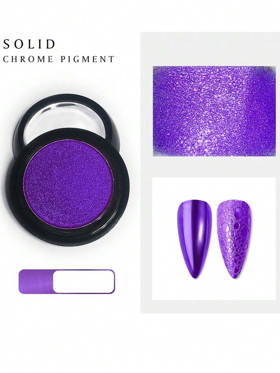 OBP C & G OBP Polvo Efecto Espejo para Uñas - 24 Colores a Elegir - Morado - Ver 1