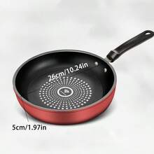 1个轻便无烟不粘煎锅，适合煎饼、牛排、早餐，兼容燃气灶和电磁炉。