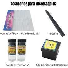 Microscopio para Niños Discovery, Microscopio Kit 100-1200X para 5-12 Años Regalo de Cumpleaños, Endoscopio de Aumento Kit de Ciencia Juguete deslizantes Principiantes Niños Estudiantes - Blanco - Ver 5