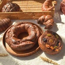 1 pièce/Lot de 3 pièces, Pain au chocolat réaliste, Croissant, Gaufre, Série de bagels, Pain sodé européen en PU, Baguette française, Pâtisserie, Sac à toast, Fournitures pour fête de vacances, Accessoires de photographie de pain réaliste - Pain au chocolat - Voir 5