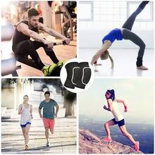 1 Cặp (2 Miếng) - Miếng đệm đầu gối bằng mút xốp dày, Miếng đệm đầu gối thoải mái cho nam và nữ, Miếng đệm đầu gối có độ đàn hồi cao, Thích hợp cho tư thế quỳ, Thể thao, Yoga, Bóng chuyền, Khiêu vũ, Yoga bóng chuyền, Miếng đệm đầu gối bóng đá cho cả nam và nữ - màu đen - Xem 3