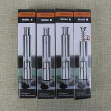 1pc Stainless Steel Manual Pepper Grinder, Creative Design Pepper Mill, Kitchen Tool - Multicolor - View 5