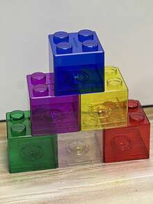 1pc Large Capacity Creative Children's INS Style Transparent Piggy Bank Coin Box, Can Deposit And Withdraw