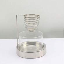 1pc Incense Holder With Thick Metal Base & Clear Glass Bowl - Stable, Shake-Free Design For Yoga Rooms, Home Decor, And Meditation Spaces Incense Holder - Multicolor - View 11