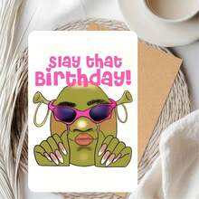 趣味怪兽主题生日贺卡 - 圣诞节、万圣节、周年纪念日等场合的理想礼物 - 送给朋友、家人和爱人 - 均碼 - 查看 9