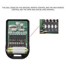 Garage Door Opener Remote Control for Gate Doors LED Lights Windows Entrances Access Control - Negro - Ver 3