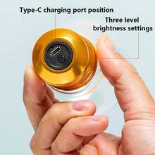 1pc Creative Bulb Lamp, Patterned Letter Bulb, Funny Bedside Atmosphere Light, Suitable For Bedroom & Living Room (USB Rechargeable) - Multicolor - View 10