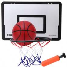Aro De Baloncesto Canasta Tablero Basquetbol Colgable 39 Cm - Blanco - Ver 1