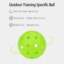 3pcs/Set Pickleball 74MM 40 Holes Super Hard Twisted Durable Outdoor Pickleba Pickleballs