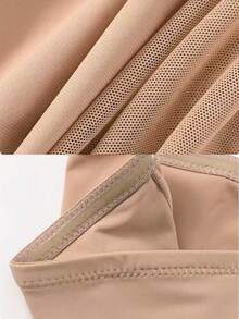 Women's High-Waist Tummy-Control Sheer Ice Silk Seamless Shapewear Underwear For Butt Lifting - Apricot - View 7