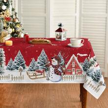 Kitchen Tablecloth - 132 X 178 cm (Rectangular) + Red - View 2