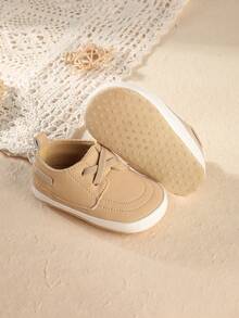 0-1 Year Old Infant Toddler Shoes, Soft Bottom Casual Shoes For 3-6-12-18 Months Infants - Apricot - View 1