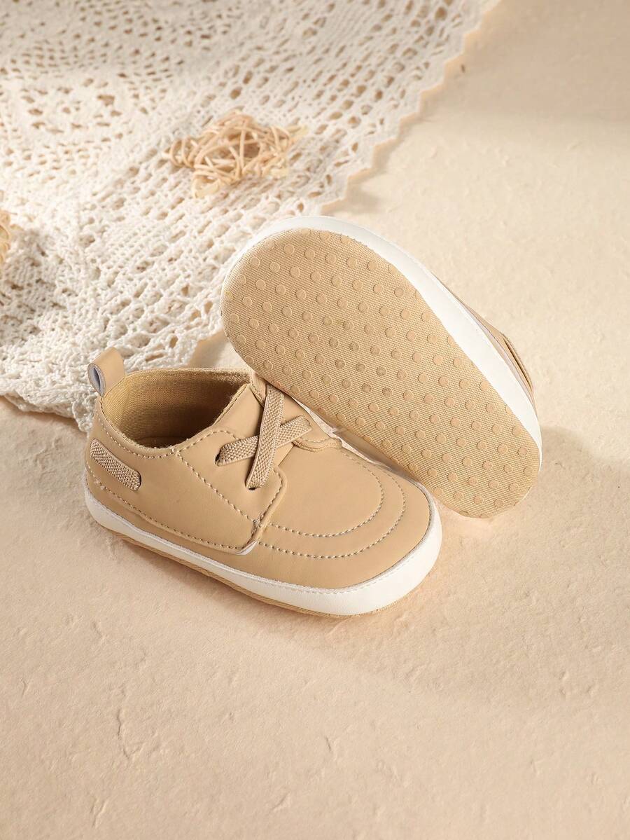 0-1 Year Old Infant Toddler Shoes, Soft Bottom Casual Shoes For 3-6-12-18 Months Infants - Apricot - View 1