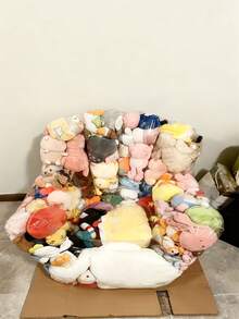 1pc Transparent Large Capacity Doll Storage Sofa, Transparent Plastic Storage Box With Soft Cushion, Decorate Your Nursery, Multifunctional Stool To Save Space In Bedroom & Living Room, Also An Ideal Gift, Home Decor, Doll Storage, Sturdy Structure - Multicolor - View 11