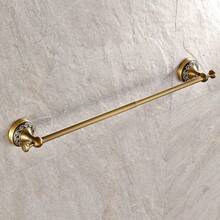 Leyden TM Wall Mounted Bathroom Towel Holder Towel Bars Towel Hanger Antique Brass Finished - latín - Ver 7