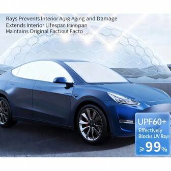 Car Laser Sunshade Windshield Sun Visor, Interior Sun Blocker & Heat Insulation