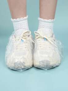 Disposable Plastic Shoe Covers, Waterproof Protective Shoe Sleeves For Indoor & Outdoor Use, Ideal For Keeping Shoes Clean & Dry, Suitable For Homeowners, Contractors, Event Attendees, Perfect For Construction Sites, Rainy Days, Clean Rooms, Adding A Hygienic & Practical Touch To Footwear Protection, Available In Large Quantity With Design,Shoe,Spring Summer Picks,Brides Maid Gifts,Room,Bedroom Decor,Beach,Travel,For Men,For Women,Vacation,Women's Day,Travel Essentials,Wedding Favours,Y2k,Bedroom,Car Accessories Women,Kitchen Decor,Beach,Summer,Vacation,Holiday,Travel Essential,Going Out Tops,Household Items - Multicolor - View 9